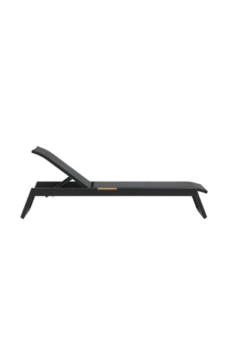 Mexico Sun Lounge 2-pack - Svart/Teak