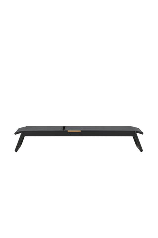 Mexico Sun Lounge 2-pack - Svart/Teak