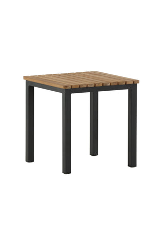 Mexico Sidobord 40*40 - Svart/Teak