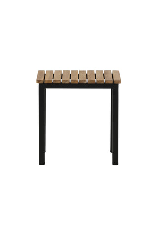 Mexico Sidobord 40*40 - Svart/Teak