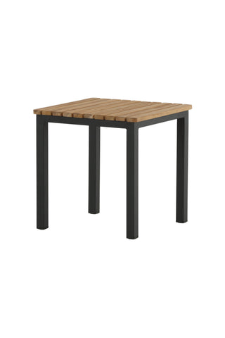 Mexico Sidobord 40*40 - Svart/Teak