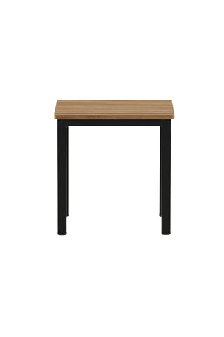 Mexico Sidobord 40*40 - Svart/Teak