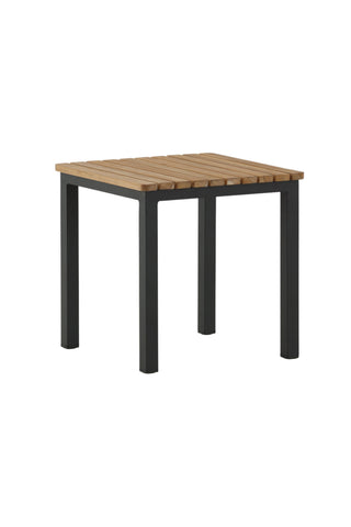 Mexico Sidobord 40*40 - Svart/Teak