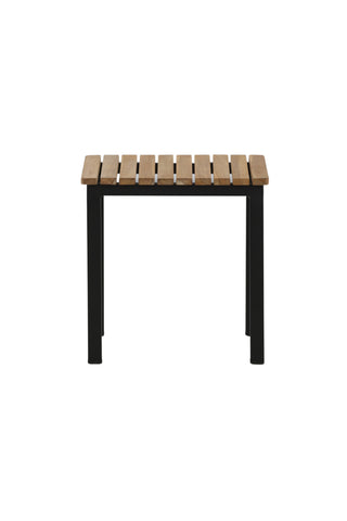 Mexico Sidobord 40*40 - Svart/Teak