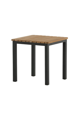 Mexico Sidobord 40*40 - Svart/Teak