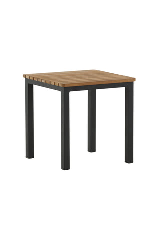 Mexico Sidobord 40*40 - Svart/Teak