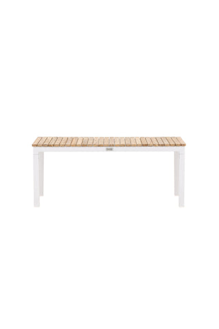 Brasilia Soffbord - Vit/Teak