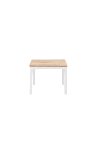 Brasilia Soffbord - Vit/Teak