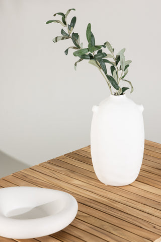 Brasilia Soffbord - Vit/Teak
