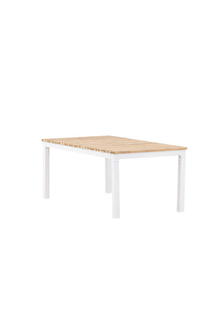 Brasilia Soffbord - Vit/Teak