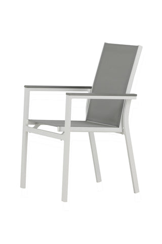 Parma Stol 2-pack - Vit/Grå