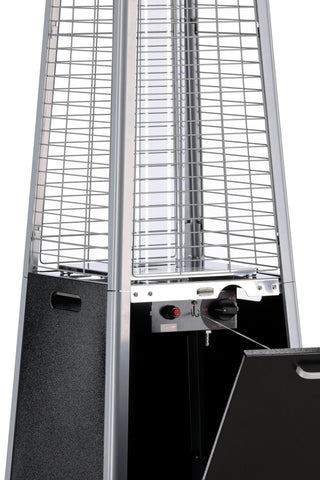 Hottie Square Heater - Svart/Silver