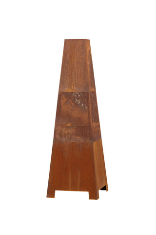 Bastin Eldkorg - Rostig orange - 50*50*150