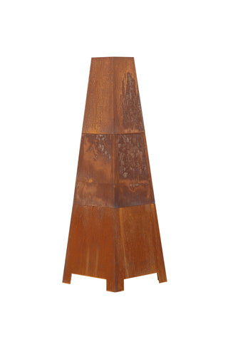 Bastin Eldkorg - Rostig orange - 50*50*150