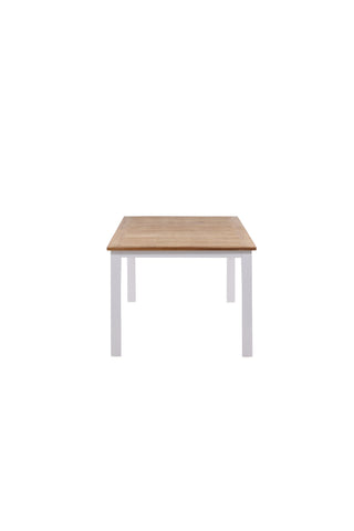 Panamabord 224/324 - Vit/Teak