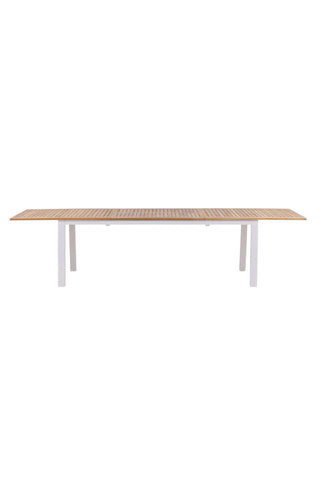 Panamabord 224/324 - Vit/Teak