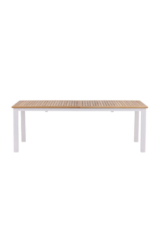 Panamabord 224/324 - Vit/Teak