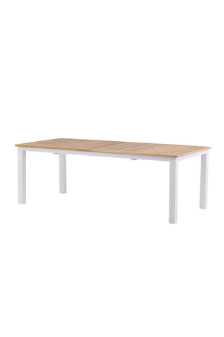 Panamabord 224/324 - Vit/Teak