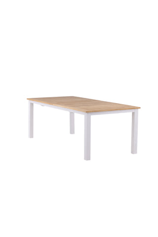 Panamabord 224/324 - Vit/Teak