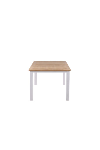 Panamabord 224/324 - Vit/Teak
