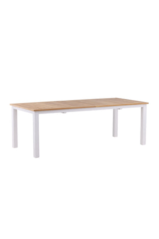 Panamabord 224/324 - Vit/Teak