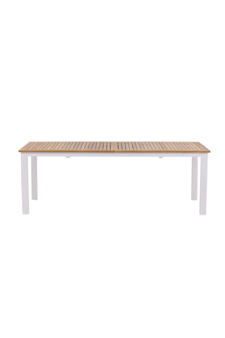 Panamabord 224/324 - Vit/Teak