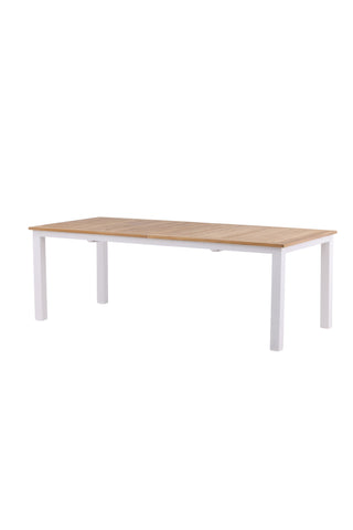 Panamabord 224/324 - Vit/Teak