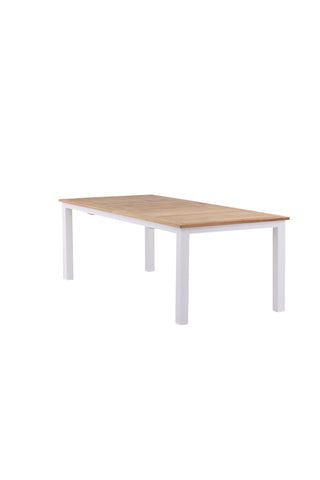 Panamabord 224/324 - Vit/Teak