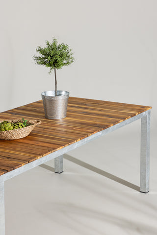 Venture Home Zenia Matbord 200*100 - Acacia / Zink