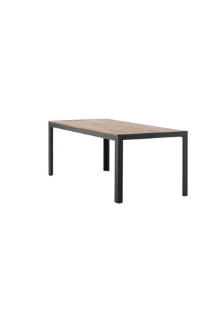 Bois Matbord 205*90cm - Svarta Ben / Acacia