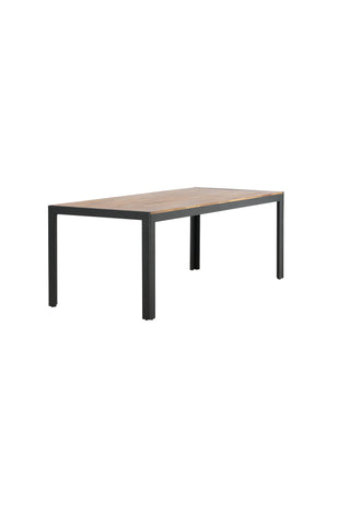 Bois Matbord 205*90cm - Svarta Ben / Acacia