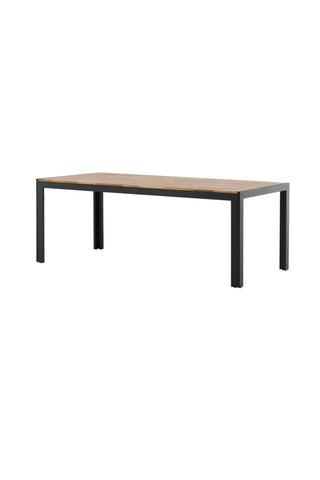Bois Matbord 205*90cm - Svarta Ben / Acacia