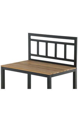 Mexico Utekök - Mellandel (woh) - Svart Alu / Teak