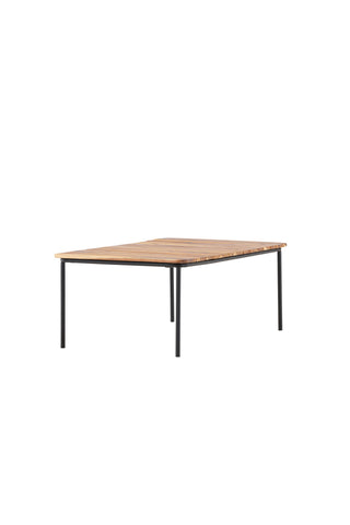 Venture Home Penh Sofatable Steel - Svart / Acacia / Rektangulär 65*100*40