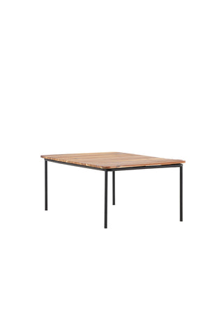 Venture Home Penh Sofatable Steel - Svart / Acacia / Rektangulär 65*100*40