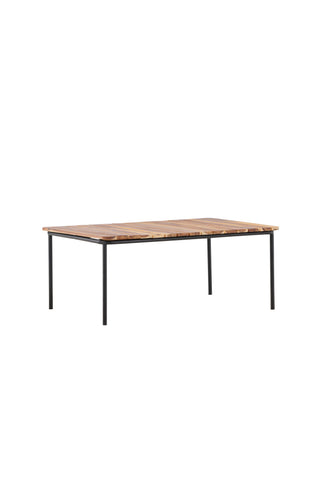 Venture Home Penh Sofatable Steel - Svart / Acacia / Rektangulär 65*100*40