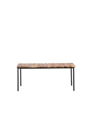 Venture Home Penh Sofatable Steel - Svart / Acacia / Rektangulär 65*100*40