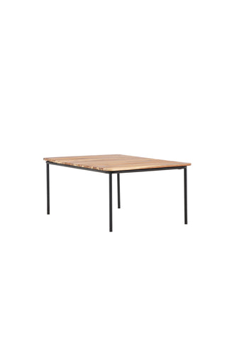 Venture Home Penh Sofatable Steel - Svart / Acacia / Rektangulär 65*100*40