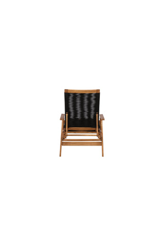 Little John Sun Lounge - Black Rope / Acacia