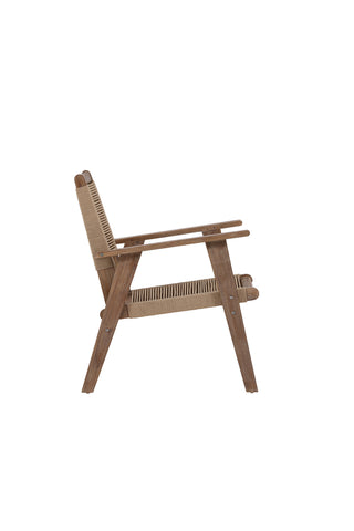 Venture Home Peter Matstol 2-pack Acacia - Mörkbrun / Beige