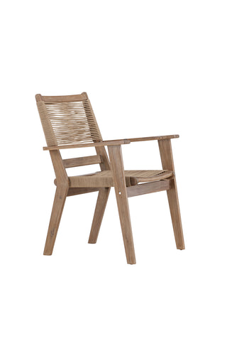 Venture Home Peter Matstol 2-pack Acacia - Mörkbrun / Beige