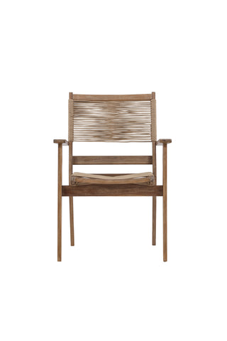 Venture Home Peter Matstol 2-pack Acacia - Mörkbrun / Beige