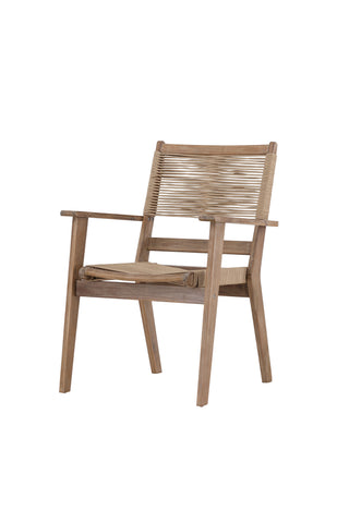 Venture Home Peter Matstol 2-pack Acacia - Mörkbrun / Beige