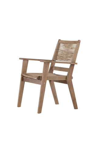 Venture Home Peter Matstol 2-pack Acacia - Mörkbrun / Beige