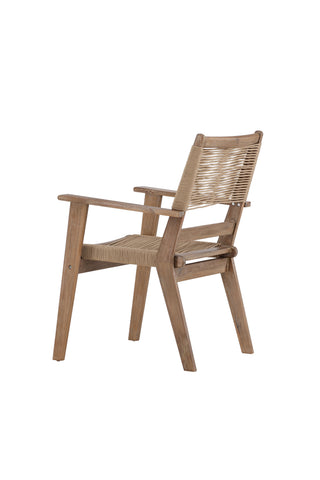 Venture Home Peter Matstol 2-pack Acacia - Mörkbrun / Beige
