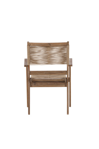 Venture Home Peter Matstol 2-pack Acacia - Mörkbrun / Beige