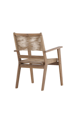 Venture Home Peter Matstol 2-pack Acacia - Mörkbrun / Beige