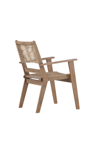 Venture Home Peter Matstol 2-pack Acacia - Mörkbrun / Beige