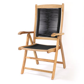 Peter 5:pos Stol 2-pack - Svart rep / Acacia