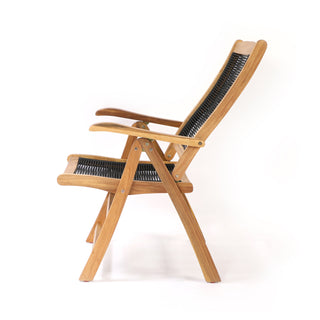 Peter 5:pos Stol 2-pack - Svart rep / Acacia